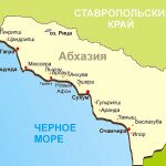 карта Абхазии